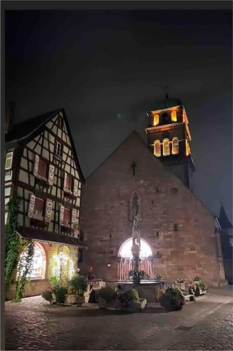 La Jolie Maison Bleue, Au Coeur De L'Alsace Kaysersberg-Vignoble Luaran gambar